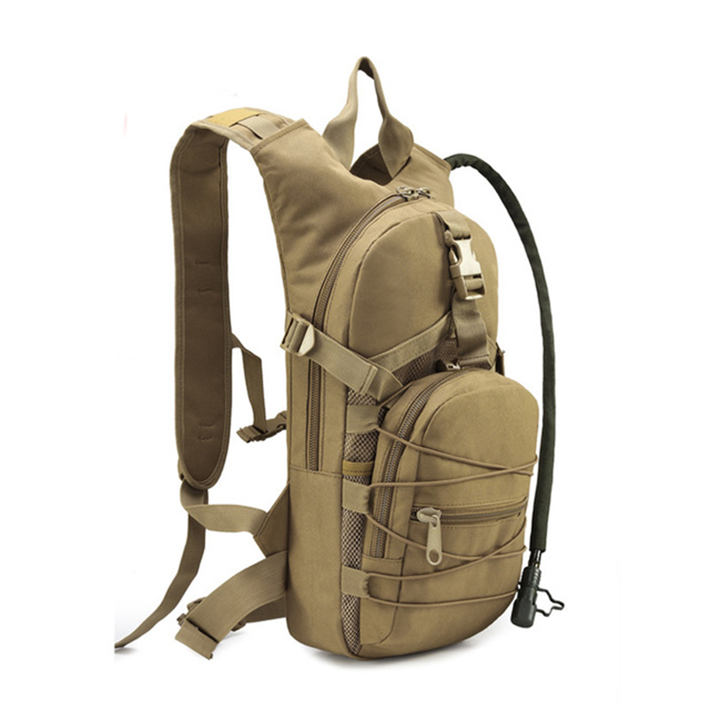 Outdoor Adventure Backpack - Lightweight Tactical Backpack Water Bag Camel