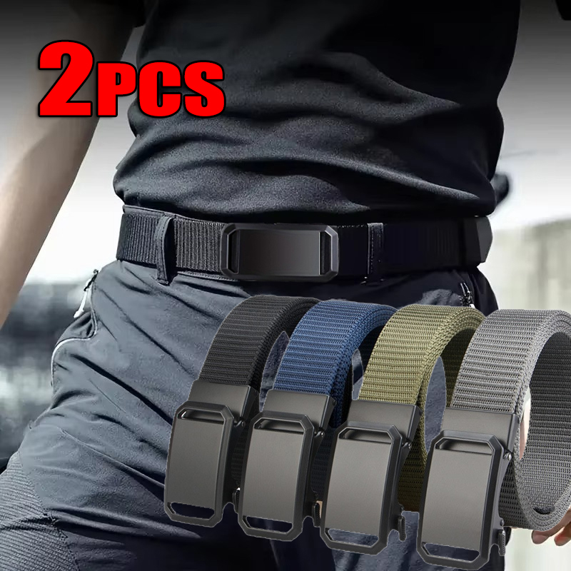 Outdoor Adventure Hunt - Newest Automatic Buckle Belt Canvas Tactical