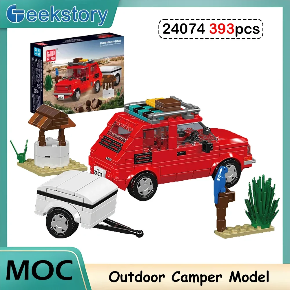 Outdoor Adventure Toys For Kids - 393PCS MOC DIY Camper Van Building