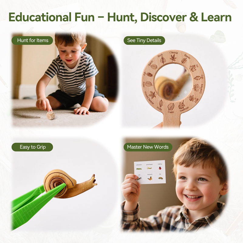 Wooden Montessori Toys Treasur - огляд і ціна Outdoor Adventure Toys For Kids