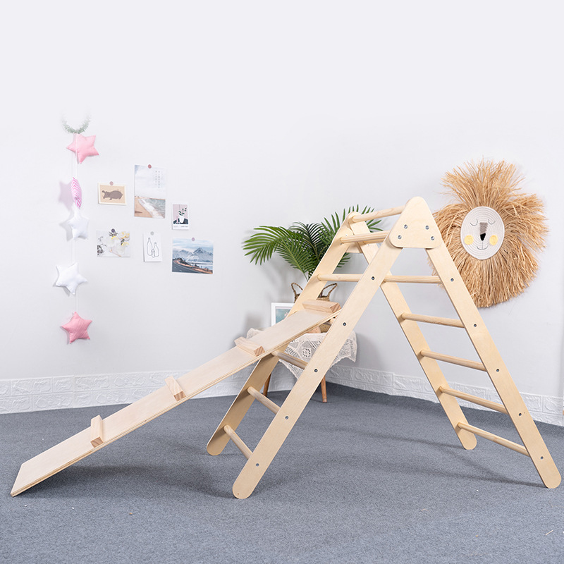 Foldable Wooden Triangle Climb - огляд і ціна Outdoor Adventure Toys For Kids