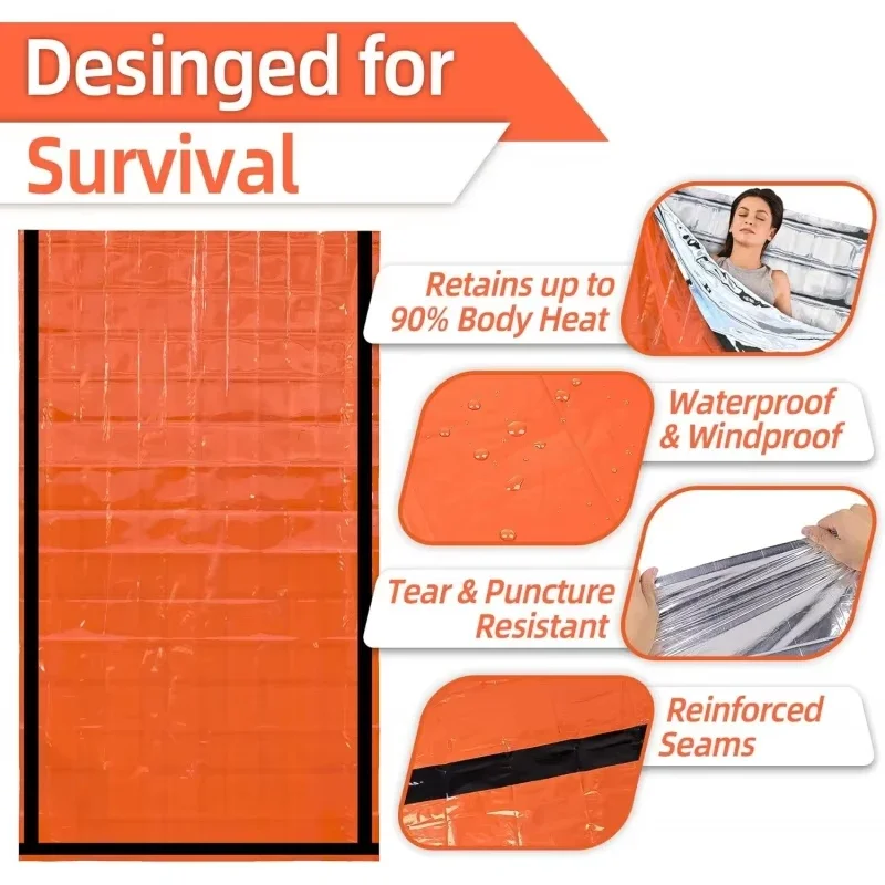 1/2PC Emergency Sleeping Bag S - огляд і ціна Bivy Sack Lightweight