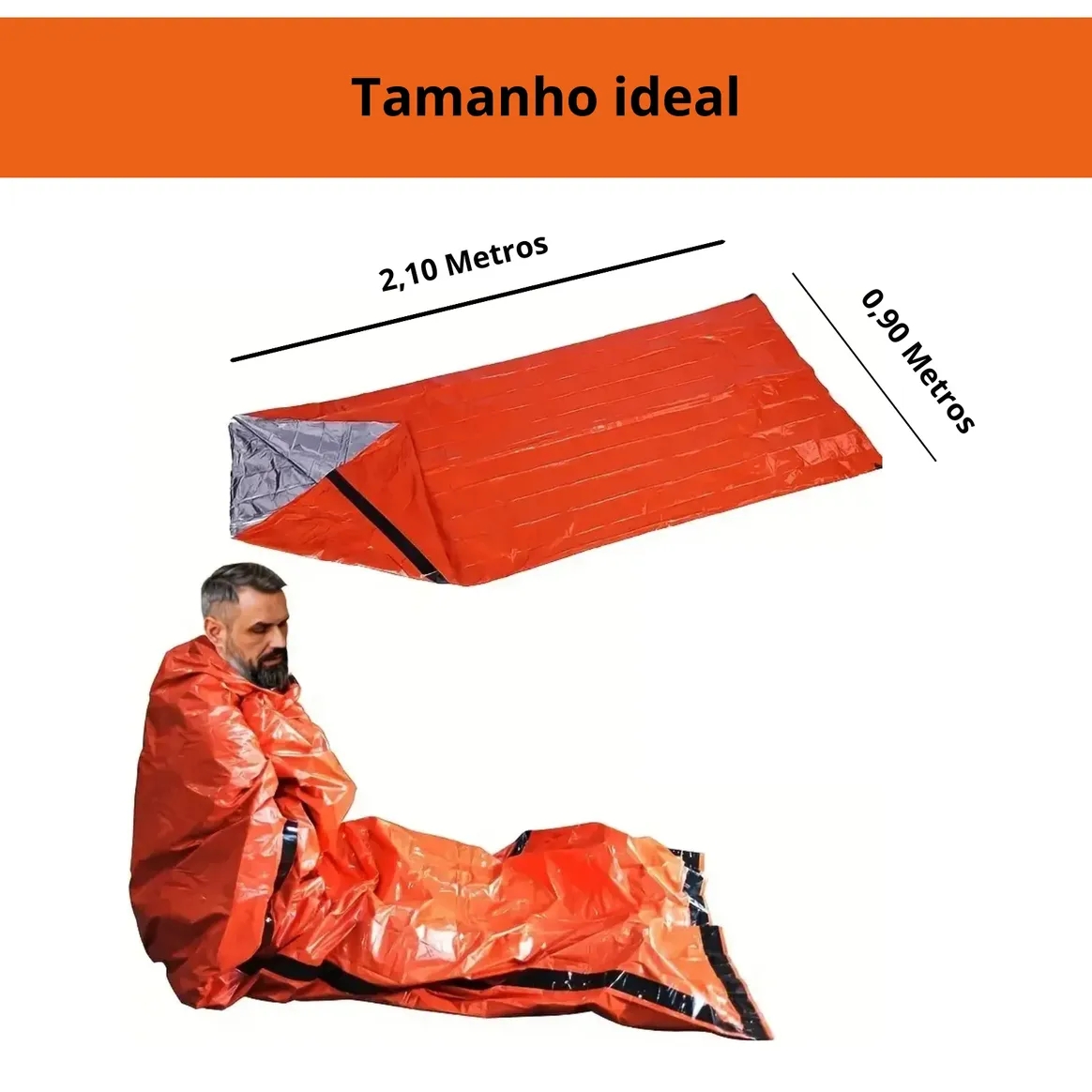 Aluminum Film Emergency Sleepi - огляд і ціна Bivy Sack Lightweight