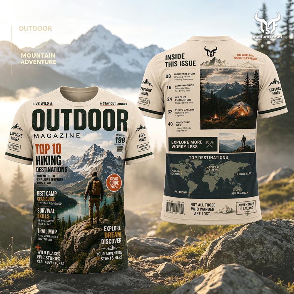 Magazine Style Adventure Print - огляд і ціна Outdoor Adventure Magazines
