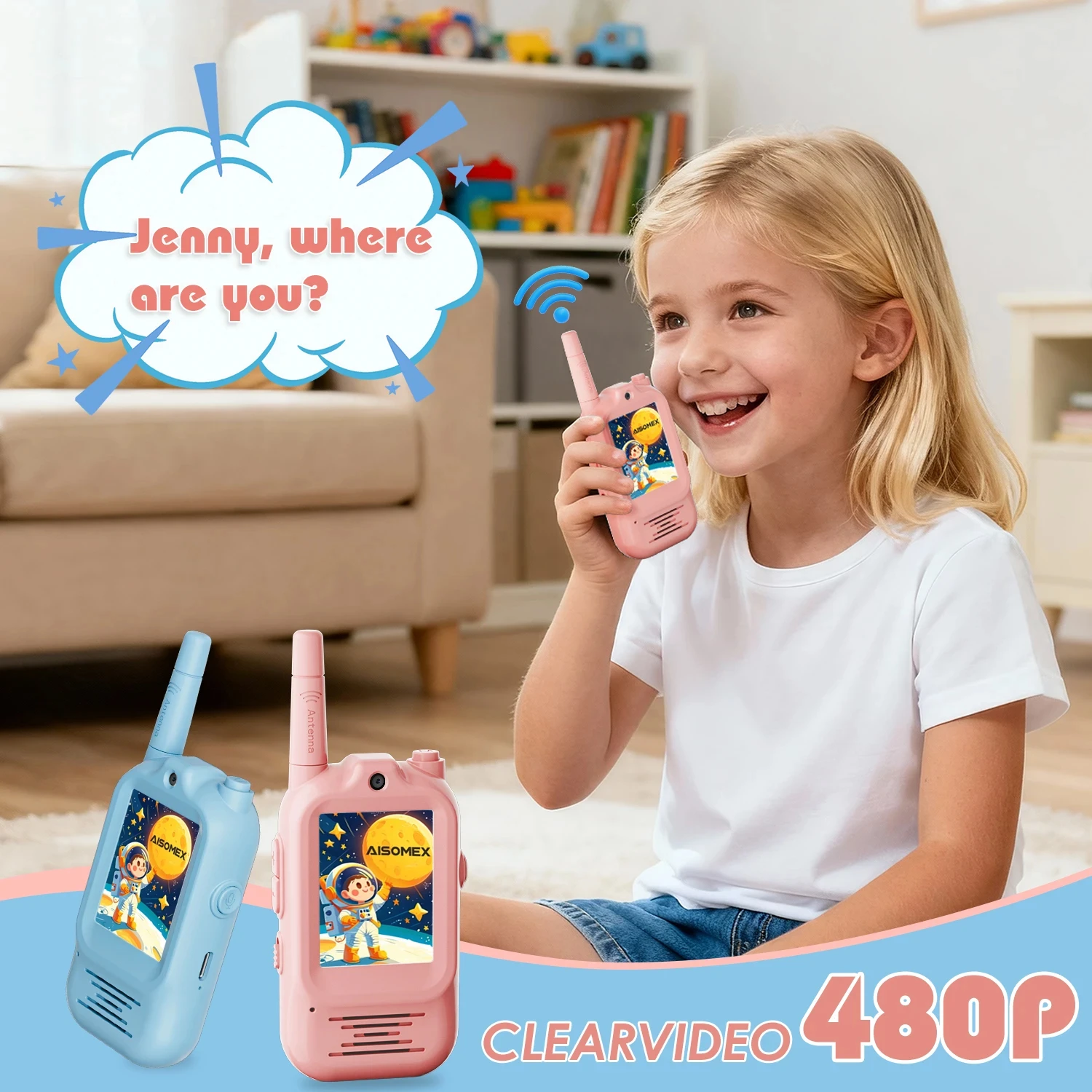2pcs Kids Video Walkie Talkie  - огляд і ціна Outdoor Adventure Toys For Kids