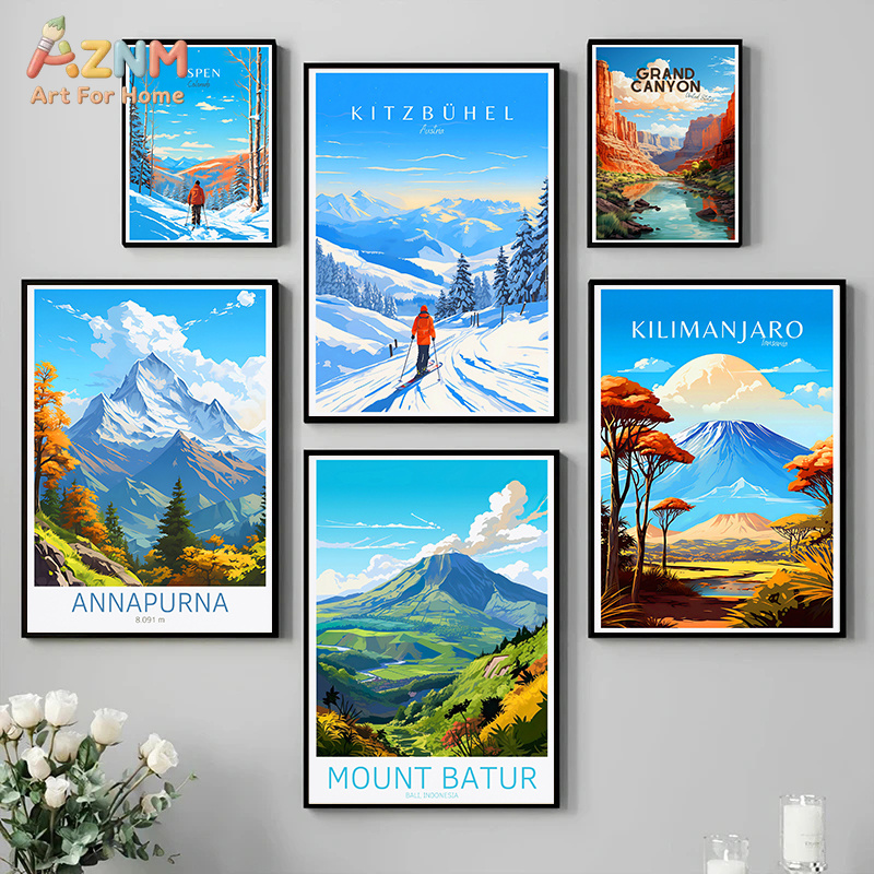 AZNM Frameless Canvas Poster M - огляд і ціна Outdoor Adventure Resorts