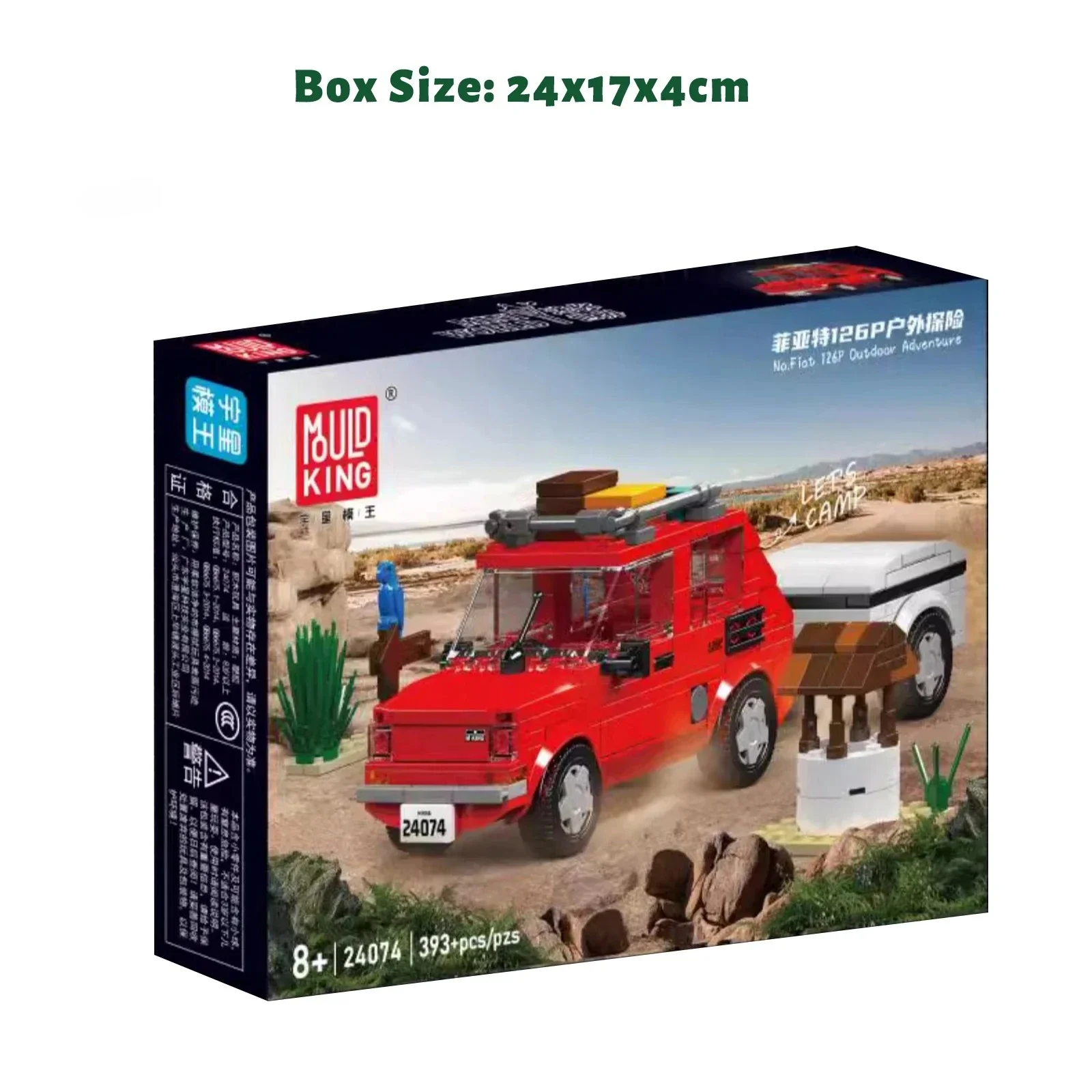 393PCS MOC DIY Camper Van Buil - огляд і ціна Outdoor Adventure Toys For Kids
