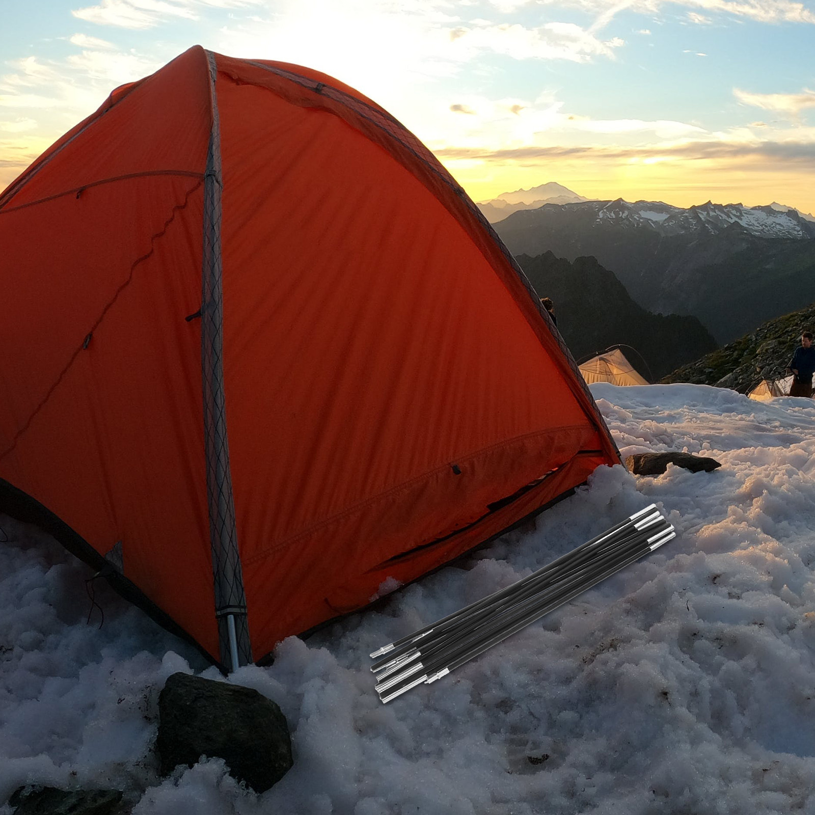 2Pcs Tent Pole Kit Replacement - огляд і ціна Outdoor Adventure Backpack
