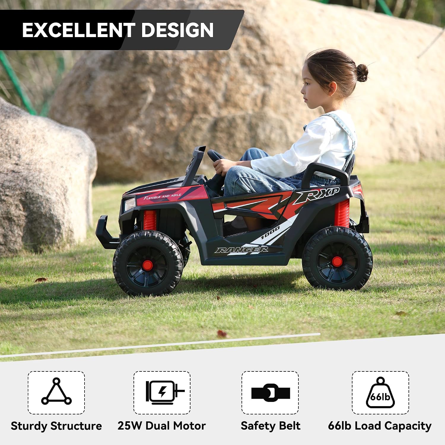 Kids Battery Powered 4Wheels C - огляд і ціна Outdoor Adventure Toys For Kids