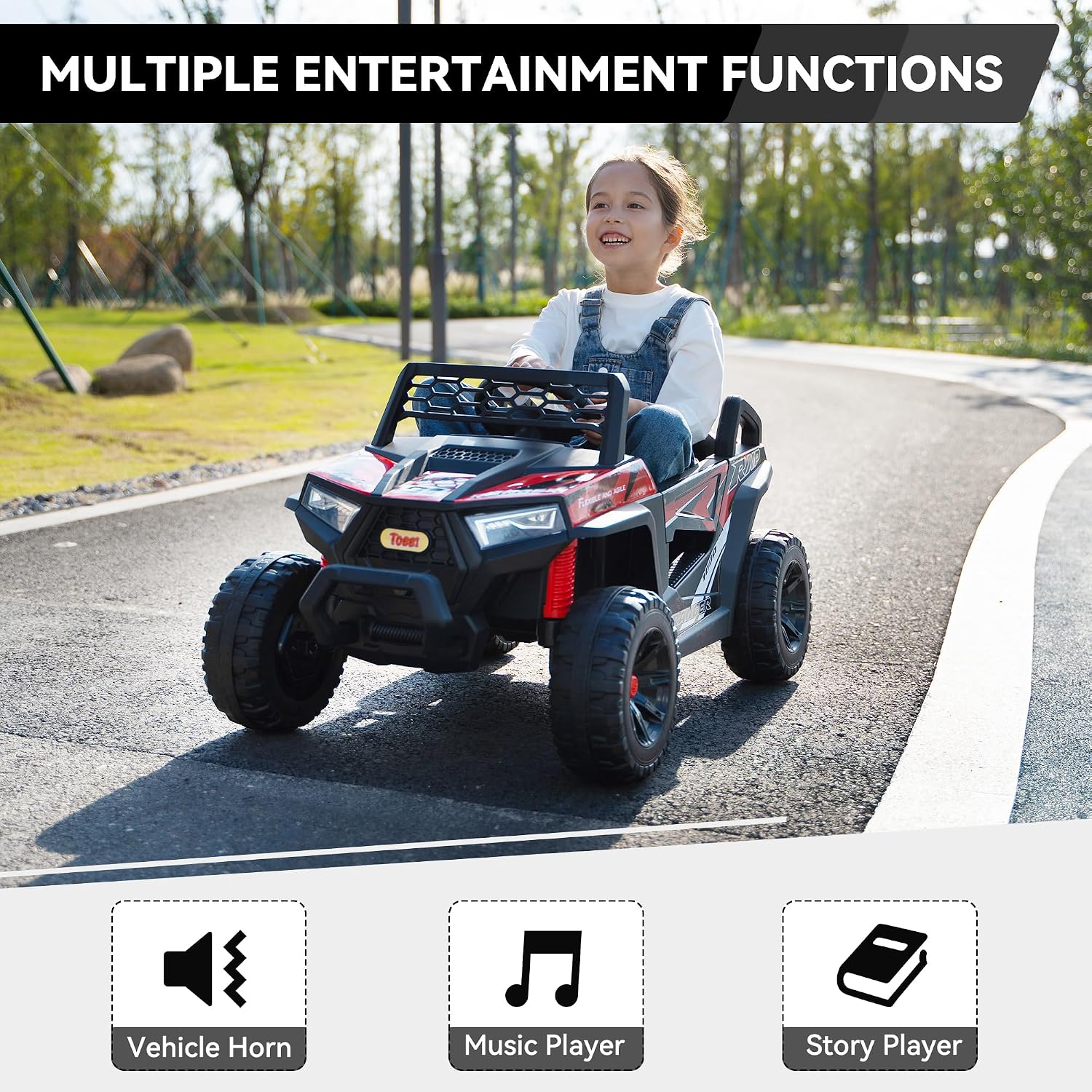 Kids Battery Powered 4Wheels C - огляд і ціна Outdoor Adventure Toys For Kids